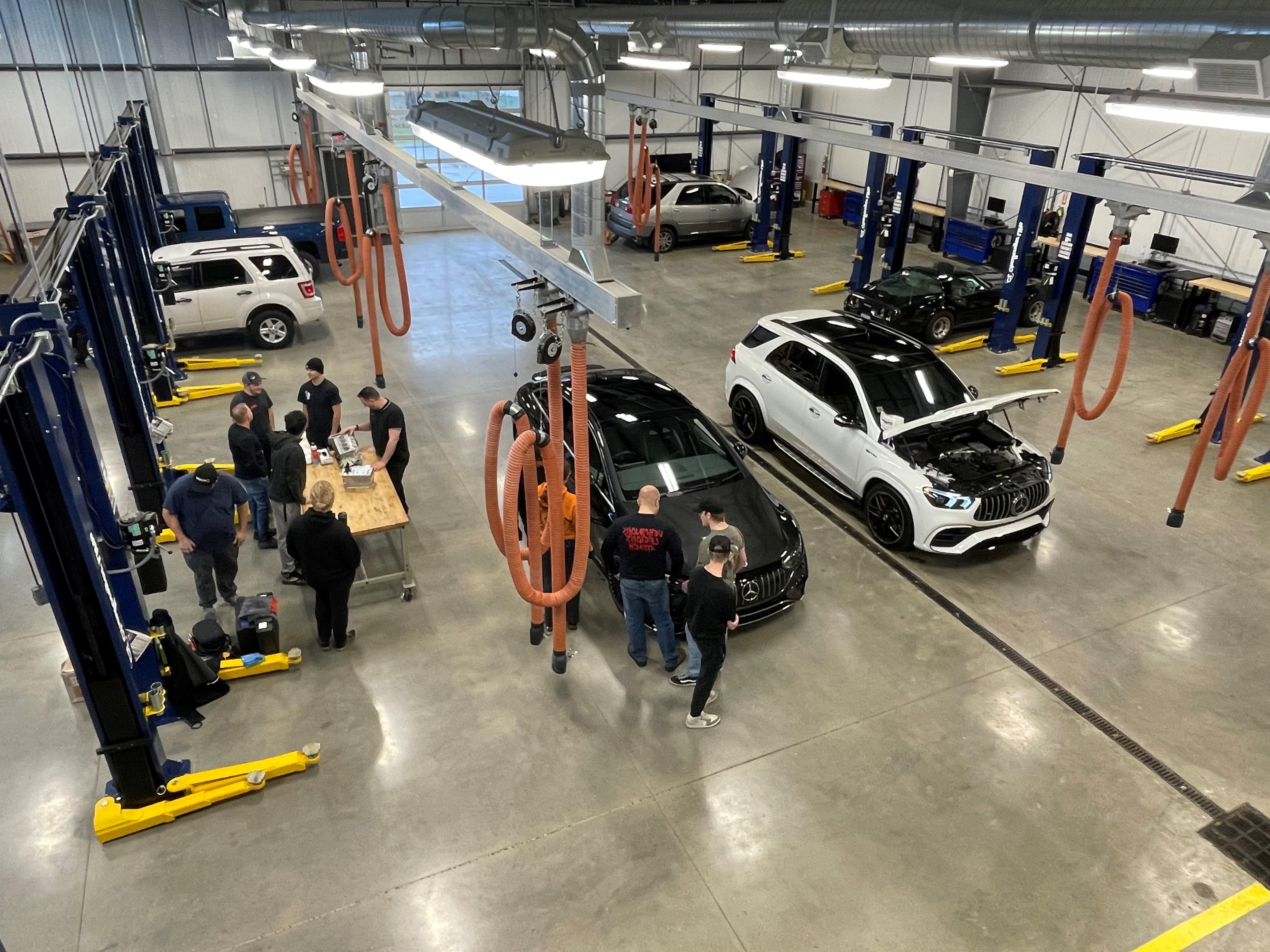 Mercedes-Benz Launch Event at the Advanced Automotive Technology Center (AATC) on December 4, 2023